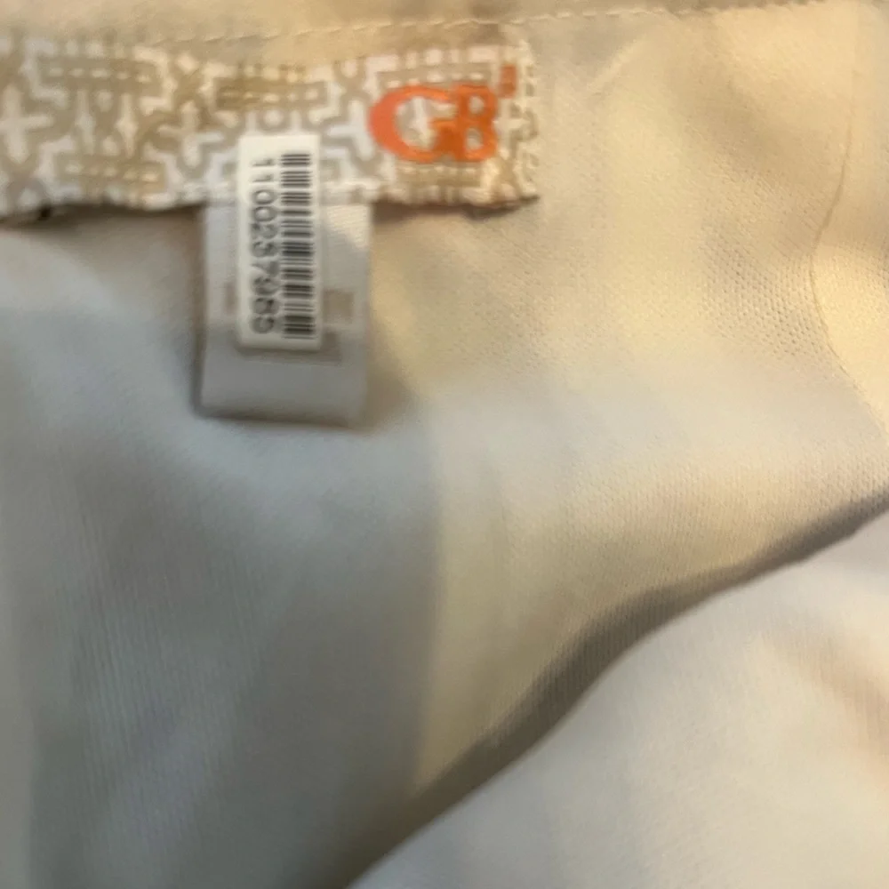 GB jumpsuit size 6 blue and white tie back - Picture 3 of 6